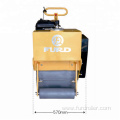 Walk Behind Single Steel drum vibratory road roller for soil compaction FYL-450